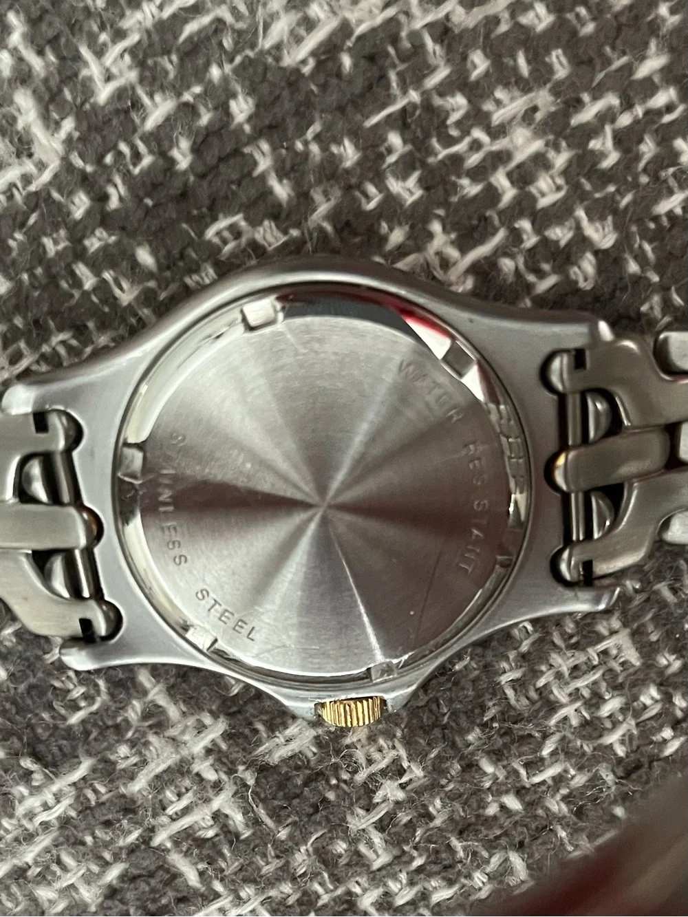 Wittnauer Two-Tone Gold & Silver Watch. Unisex GUC